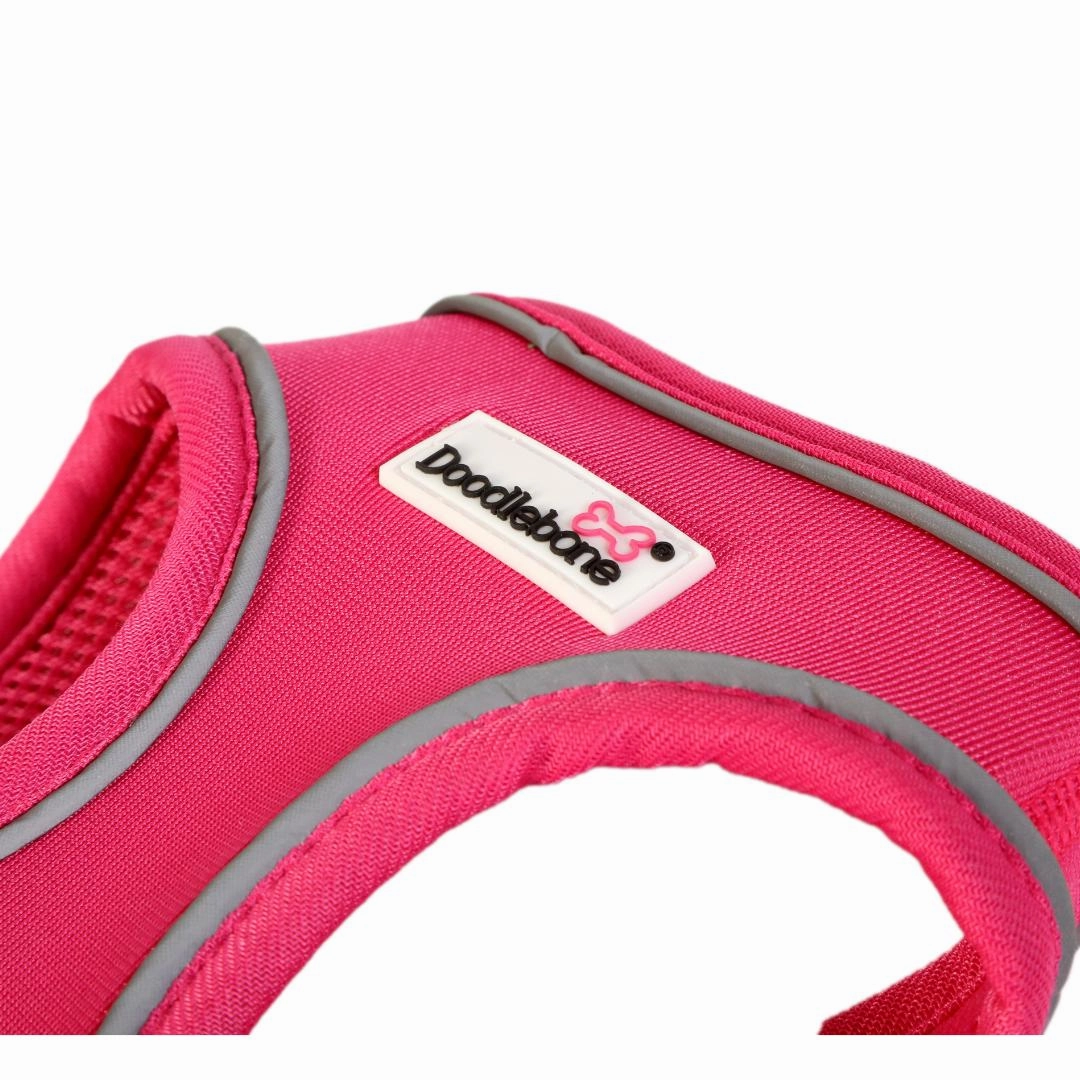 Doodlebone Snappy Dog Harness - Fuchsia Pink