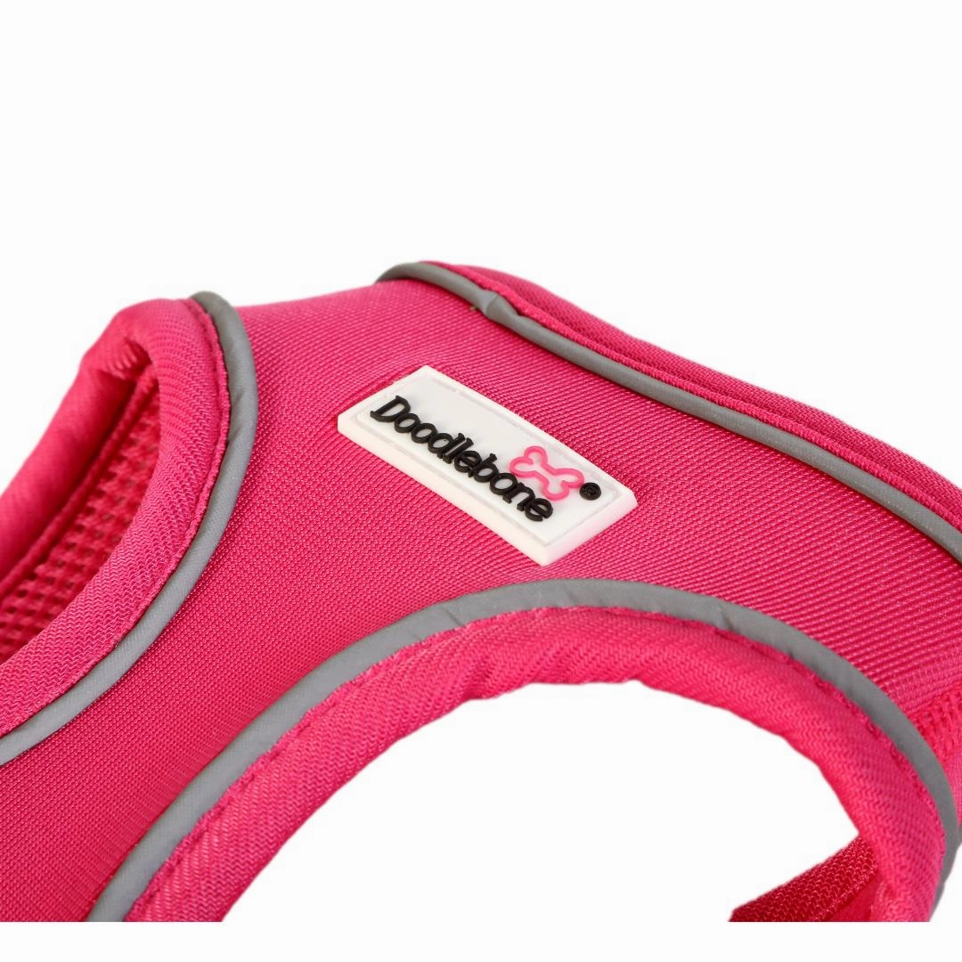 Doodlebone Snappy Dog Harness - Fuchsia Pink