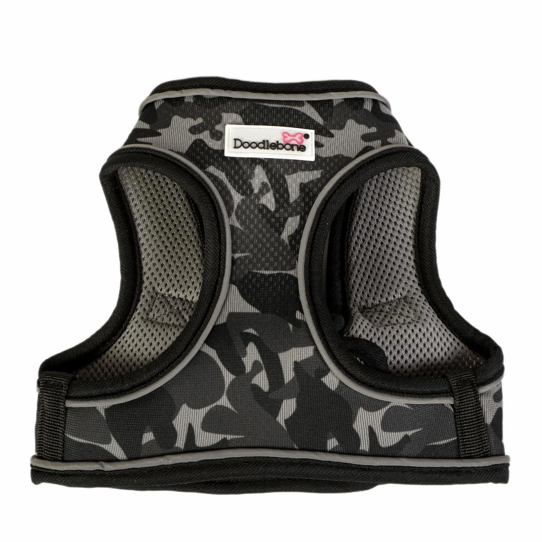 Doodlebone Snappy Step In Dog Harness - Smokey Grey Camo