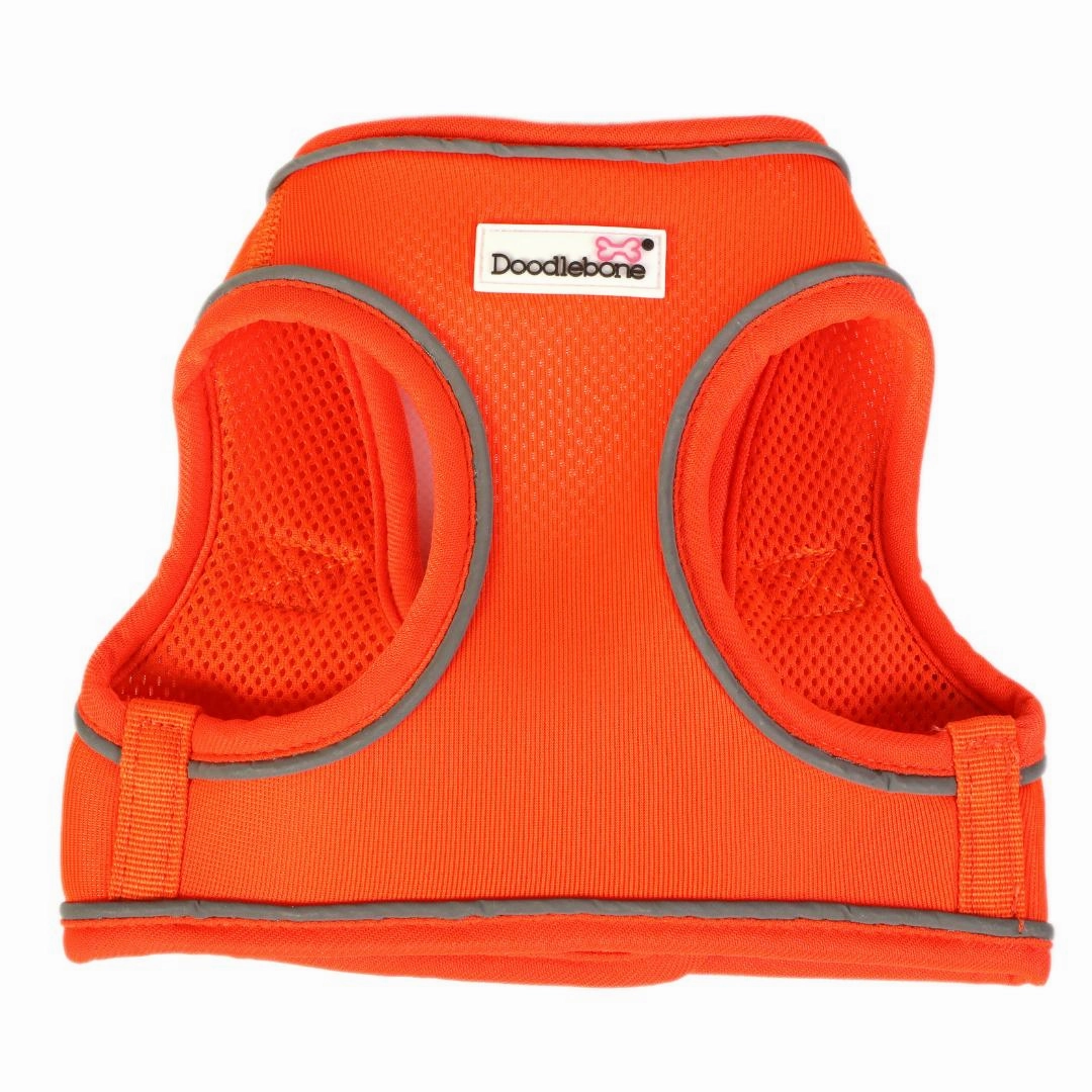Doodlebone Snappy Step In Dog Harness - Tangerine Orange