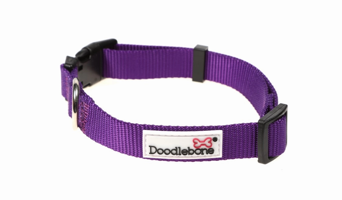 Doodlebone Violet Purple Dog Collar