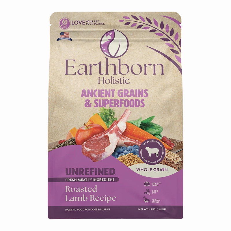 Earthborn Unrefined Ancient Grains Lamb 4lb