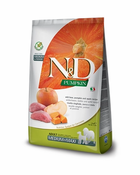 Farmina N&D Pumpkin Boar & Apple Adult Medium & Maxi Dry Dog Food 26.4lb