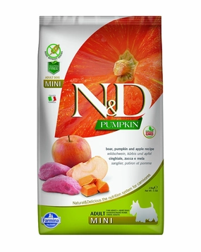 Farmina N&D Pumpkin Boar & Apple Adult Mini Dry Dog Food 5.5lb