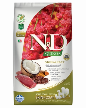 Farmina N&D Quinoa Skin & Coat Duck Adult Dry Dog Food 5.5lb