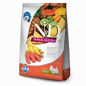 Farmina N&D Tropical Selection Salmon & Oats Mini Adult Dry Dog Food 11lb