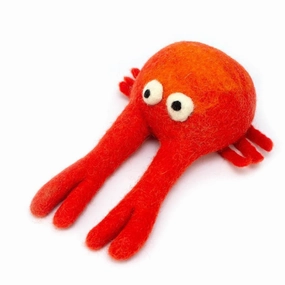 Felt Clifford Crab Tug Dog Toy