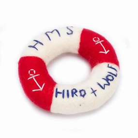 Felt Nautical Ring Tug Dog Toy