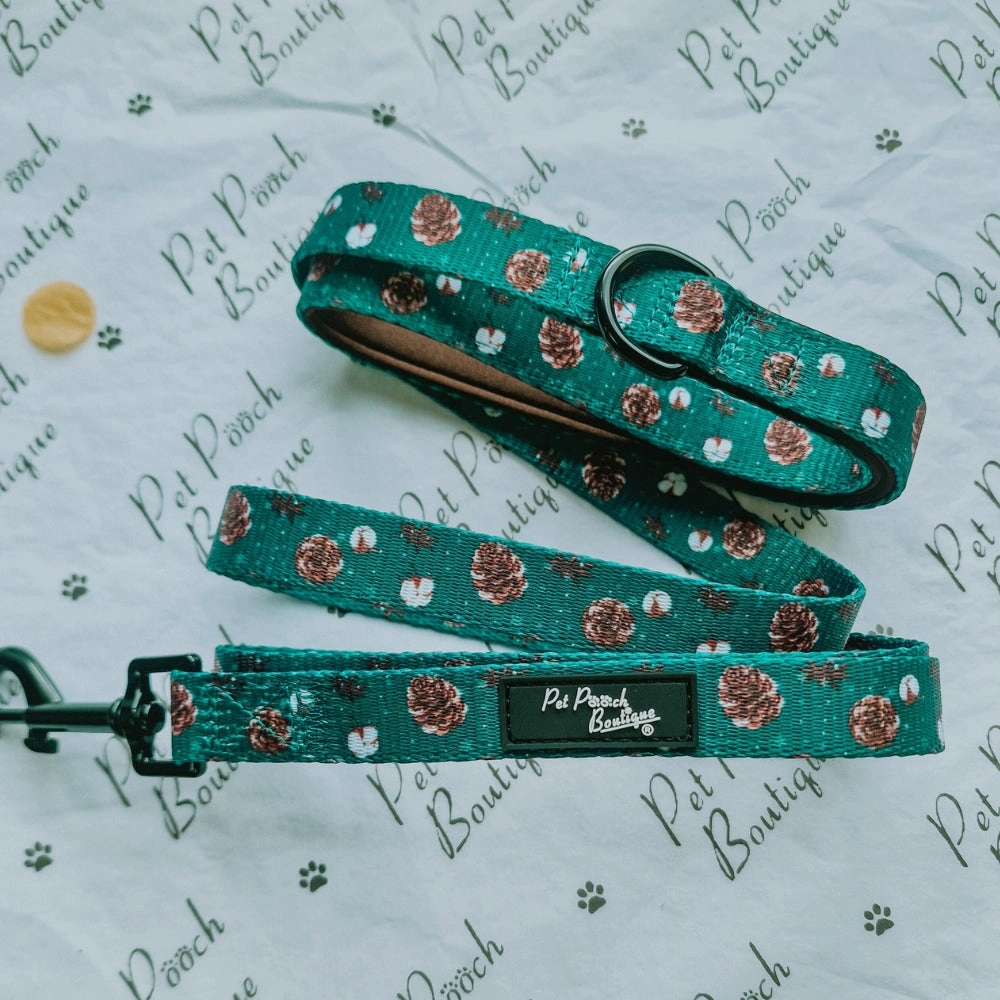 Forest Fir Cone Dog Harness