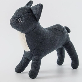 French Bulldog Knitted Dog Toy