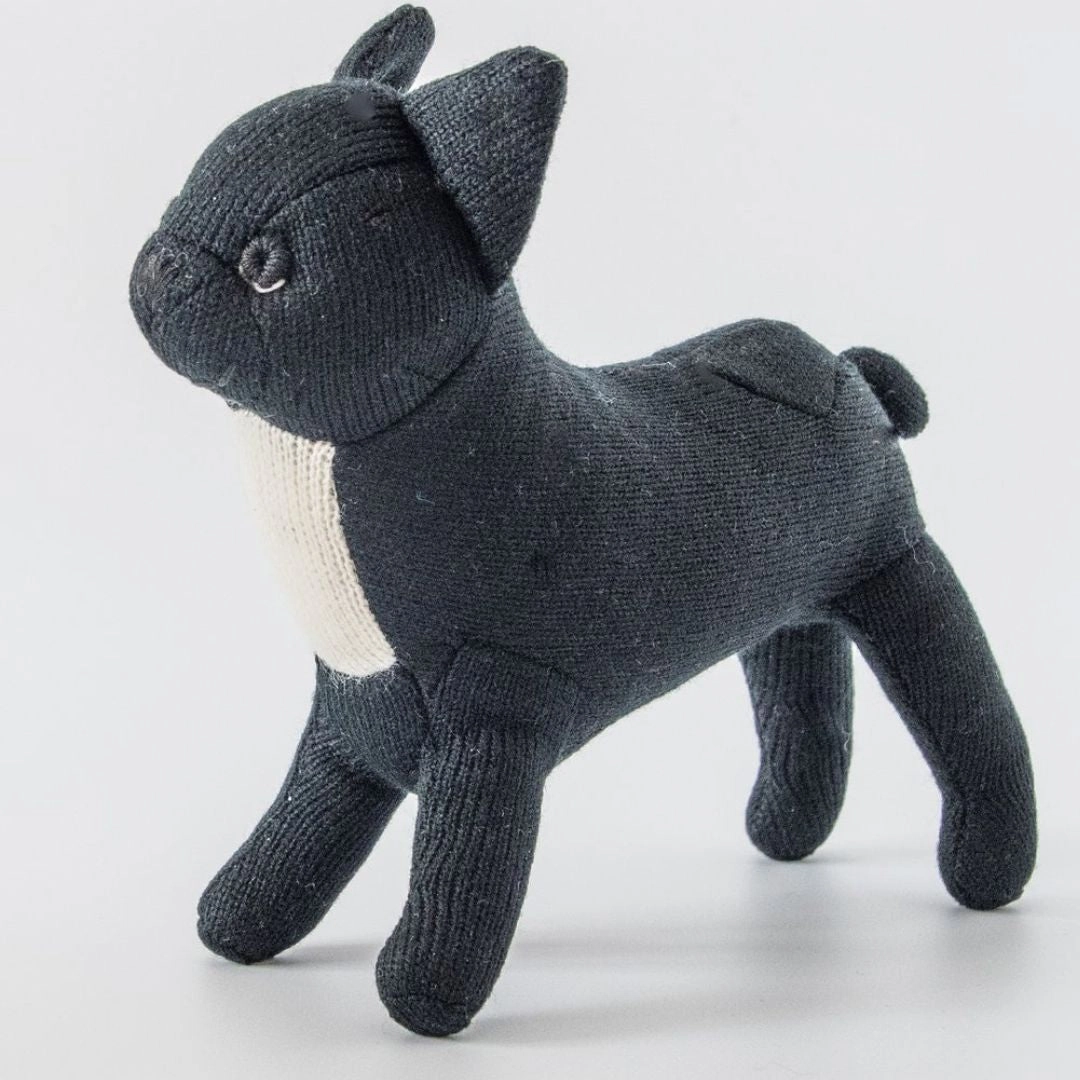 French Bulldog Knitted Dog Toy