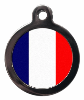 French Flag Dog Tag