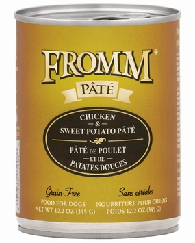 Fromm Chicken & Sweet Potato Pate Wet Dog Food 12 oz