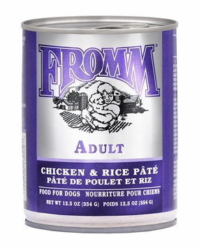 Fromm Classic Adult Chicken & Rice Pate Wet Dog Food 12.5oz