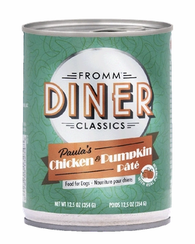 Fromm Diner Classics - Paula's Chicken & Pumpkin Pate Wet Dog Food 12.5oz
