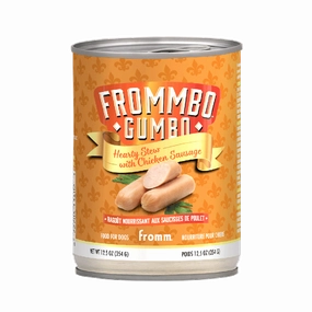 Fromm Frommbo Gumbo Hearty Stew with Chicken Sausage for Dogs 12.5oz