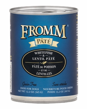 Fromm Gold Whitefish & Lentil Pate Wet Dog Food 12.2oz
