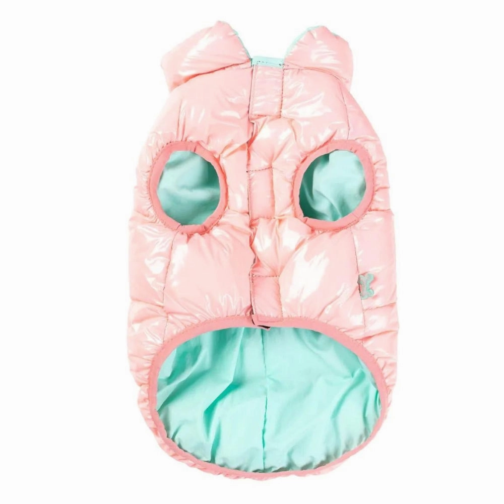 FuzzYard Amor Puffer Dog Jacket - Bubblegum Pink