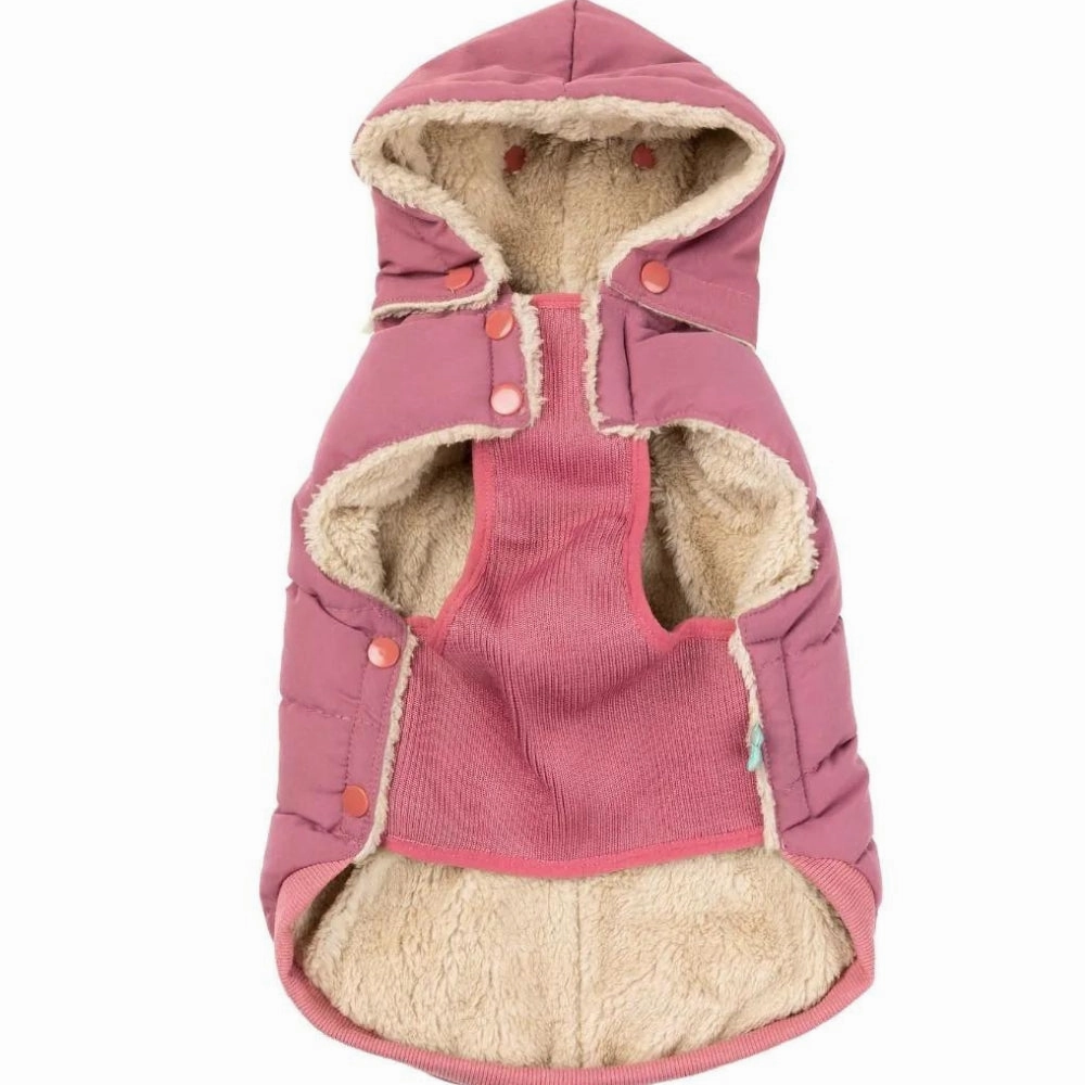 FuzzYard Essential Puffer Dog Jacket - Mauve