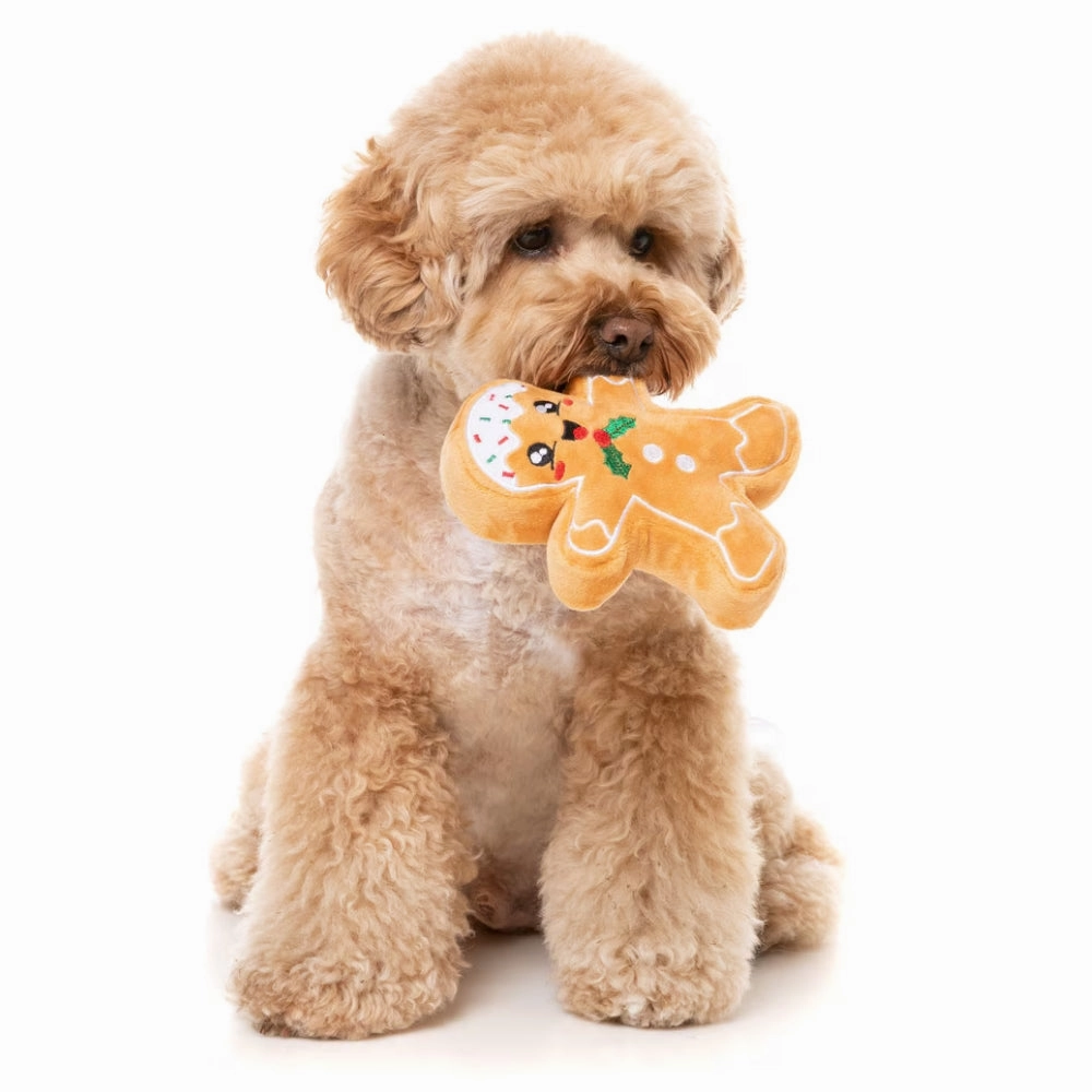 FuzzYard Fred The Gingerbread Man Christmas Dog Toy