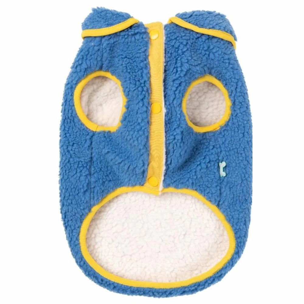 FuzzYard Hana Fleece Dog Jacket - Blue