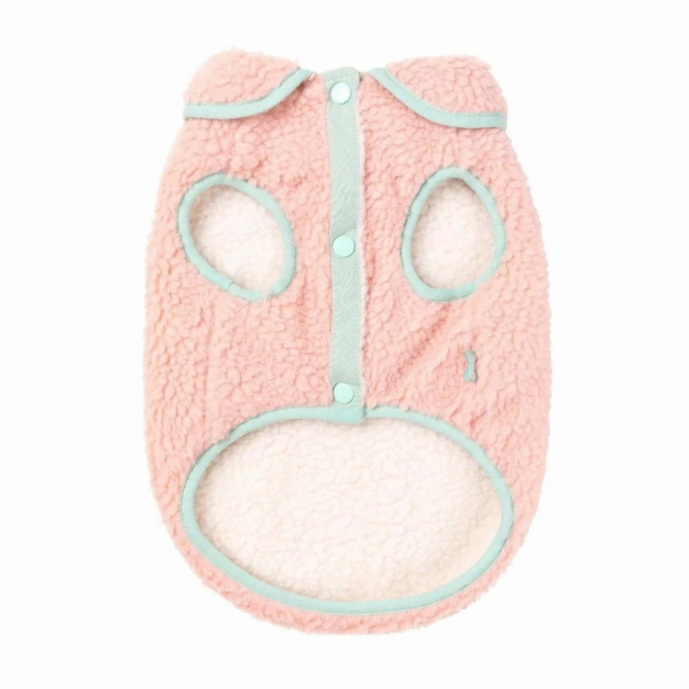 FuzzYard Hana Fleece Dog Jacket - Pink