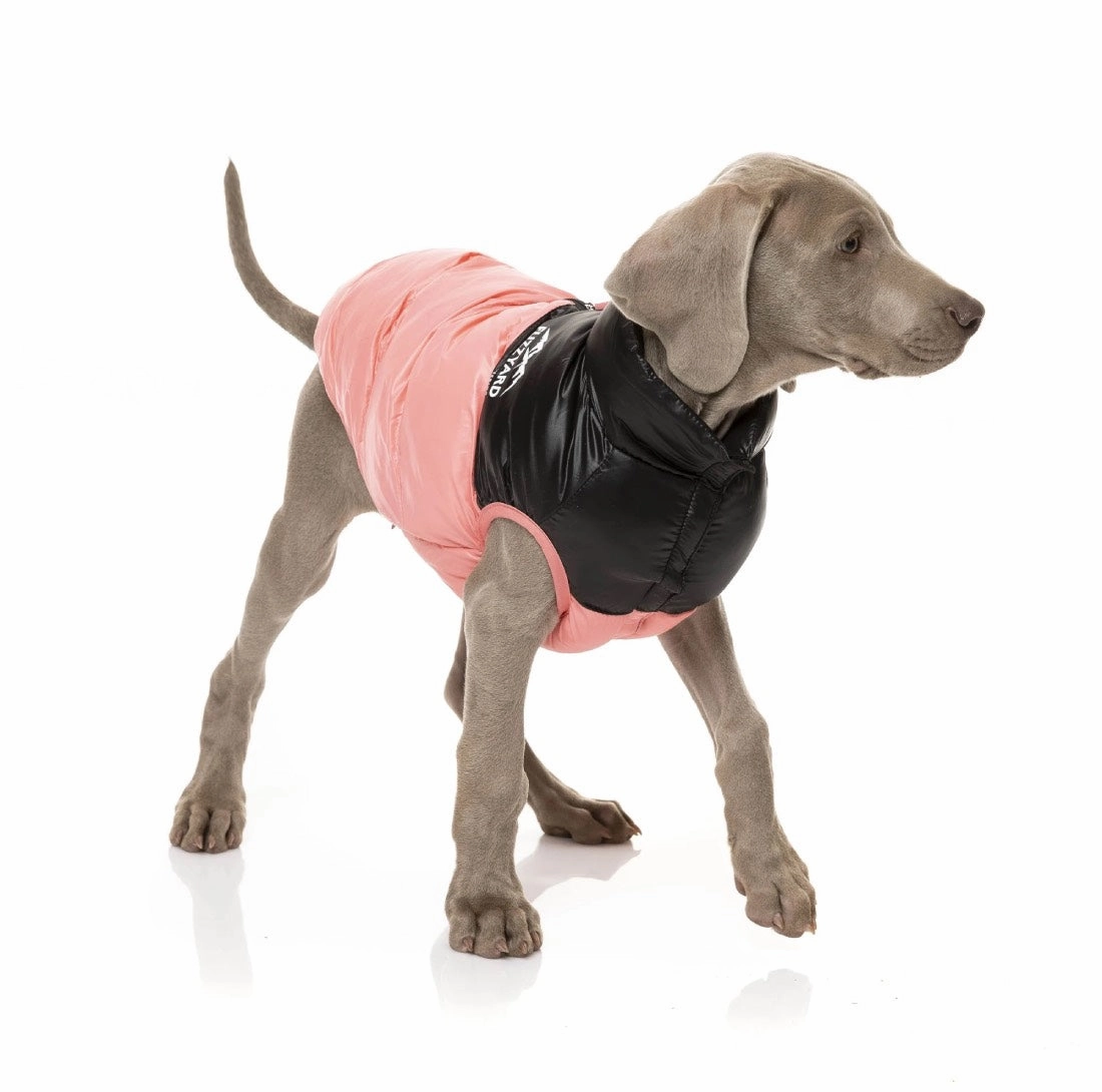 FuzzYard Harlem Puffer Dog Jacket - Pink