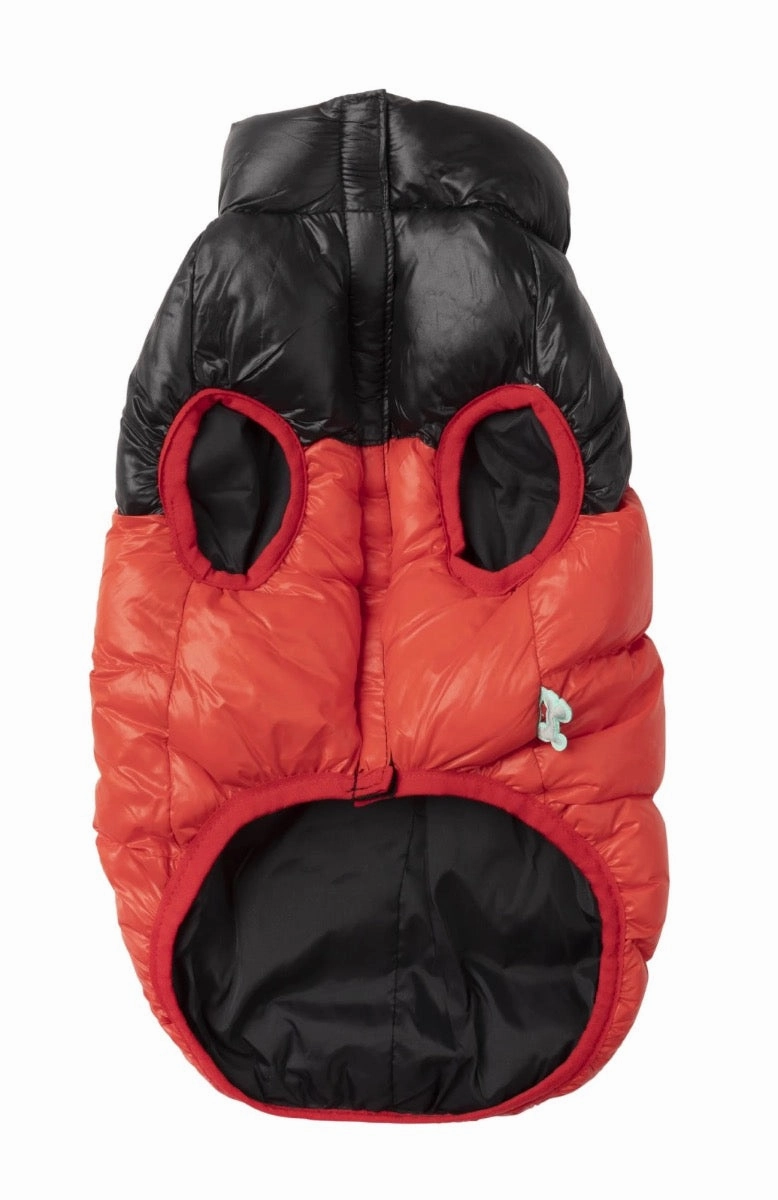 FuzzYard Harlem Puffer Dog Jacket - Red