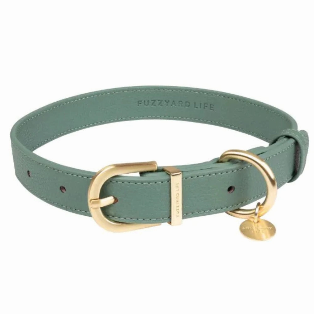 FuzzYard Life Atelier Dog Collar - Myrtle Green