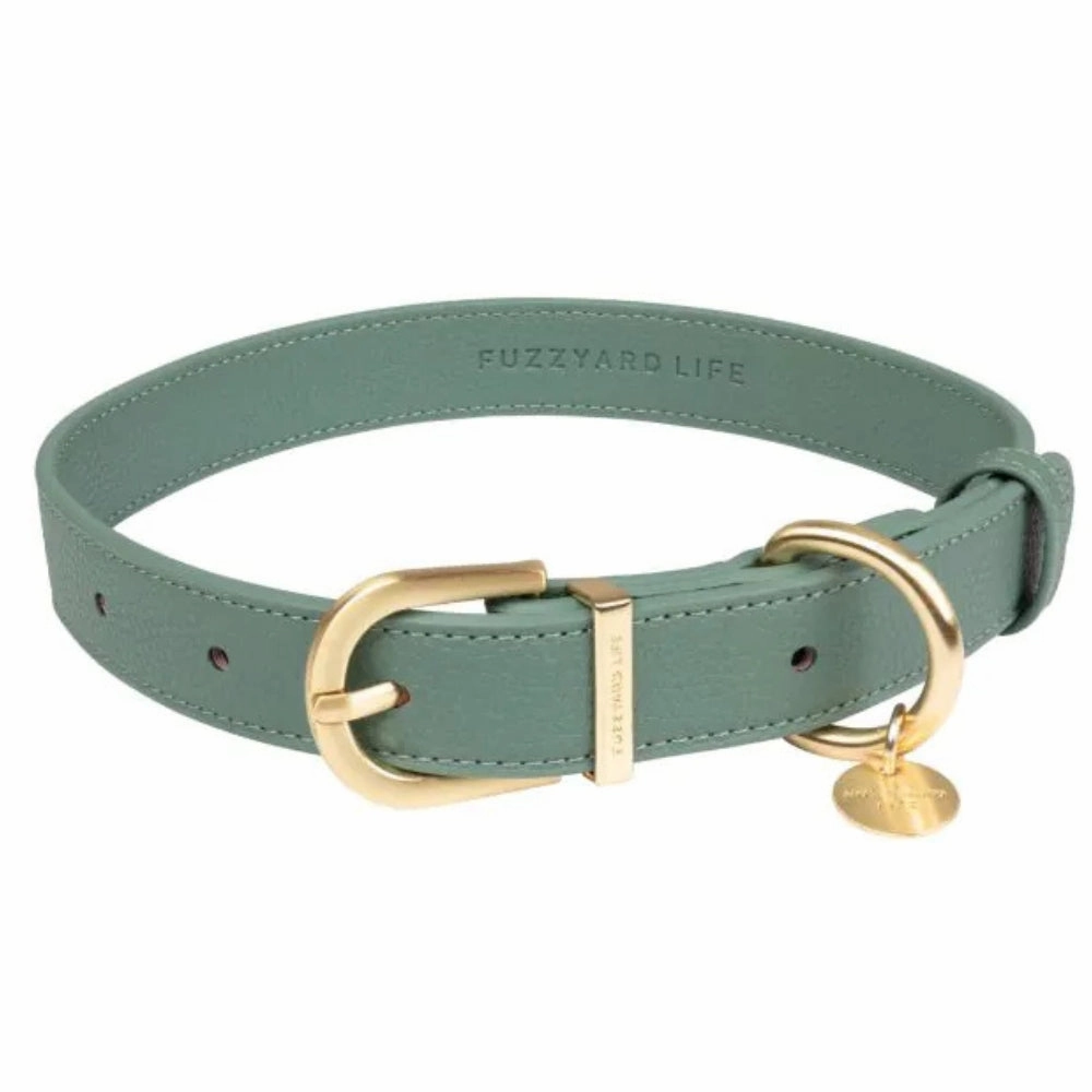 FuzzYard Life Atelier Dog Collar - Myrtle Green