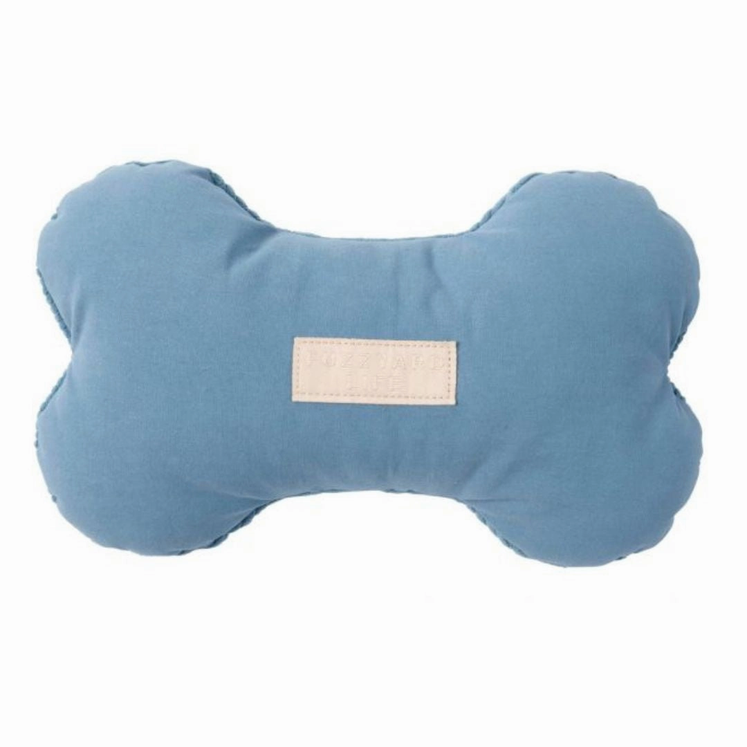 FuzzYard Life Bone Dog Toy In French Blue