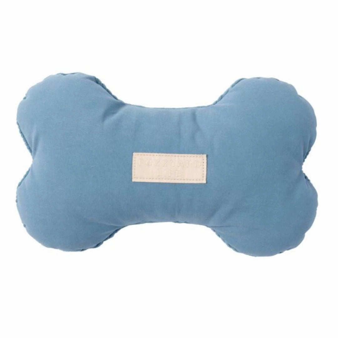 FuzzYard Life Bone Dog Toy In French Blue