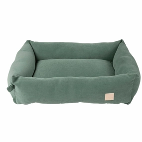 FuzzYard Life Corduroy Dog Bed in Myrtle Green
