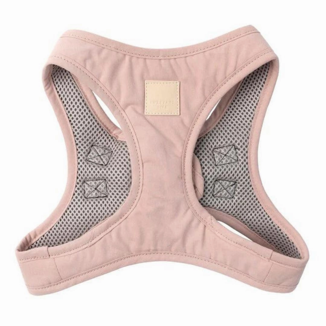 FuzzYard Life Step-In Dog Harness In Soft Blush Pink