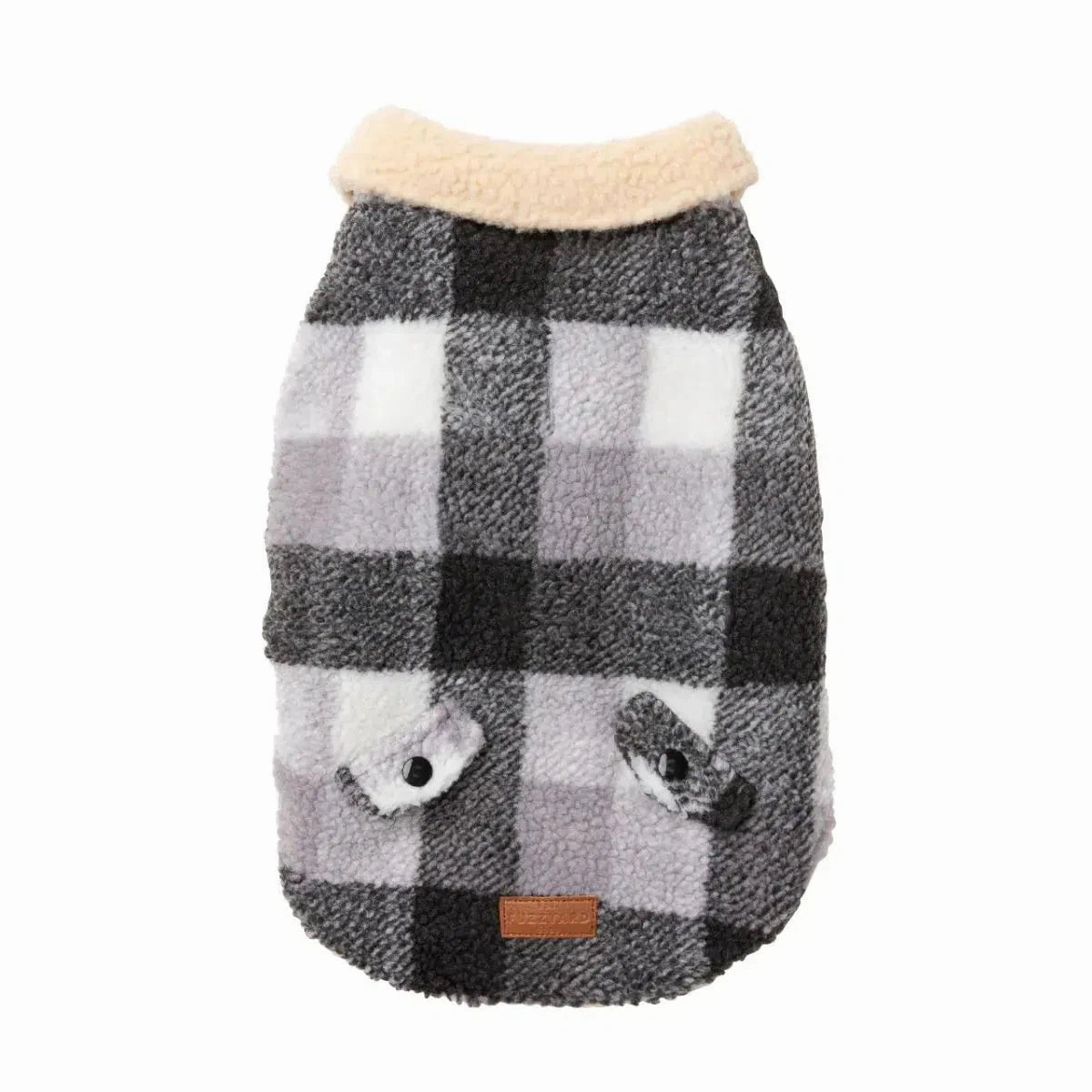FuzzYard Lumberjack Dog Jacket - Grey