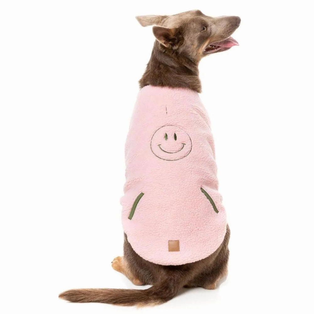 FuzzYard Nara Dog Reversible Jacket - Pink