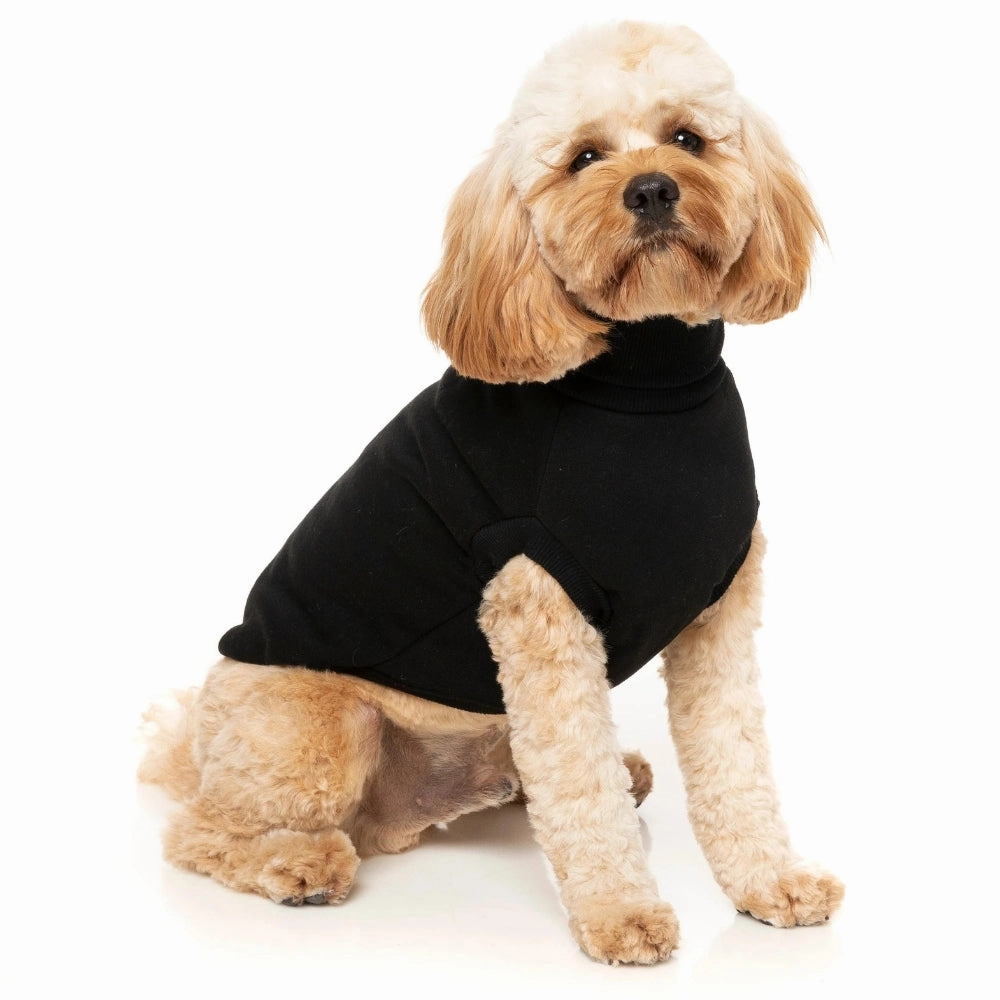 FuzzYard Stevie Dog Sweater - Black