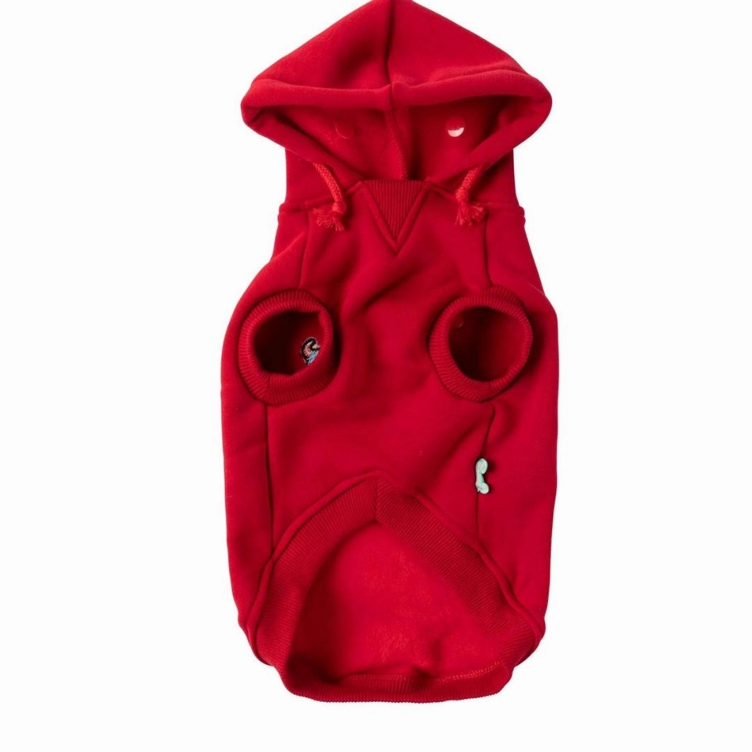 FuzzYard The Yardsters Dog Hoodie - Red