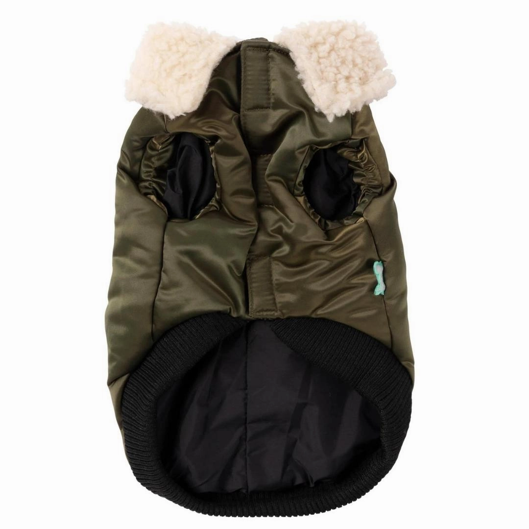 FuzzYard The Zoomie Bomber Jacket - Olive Green