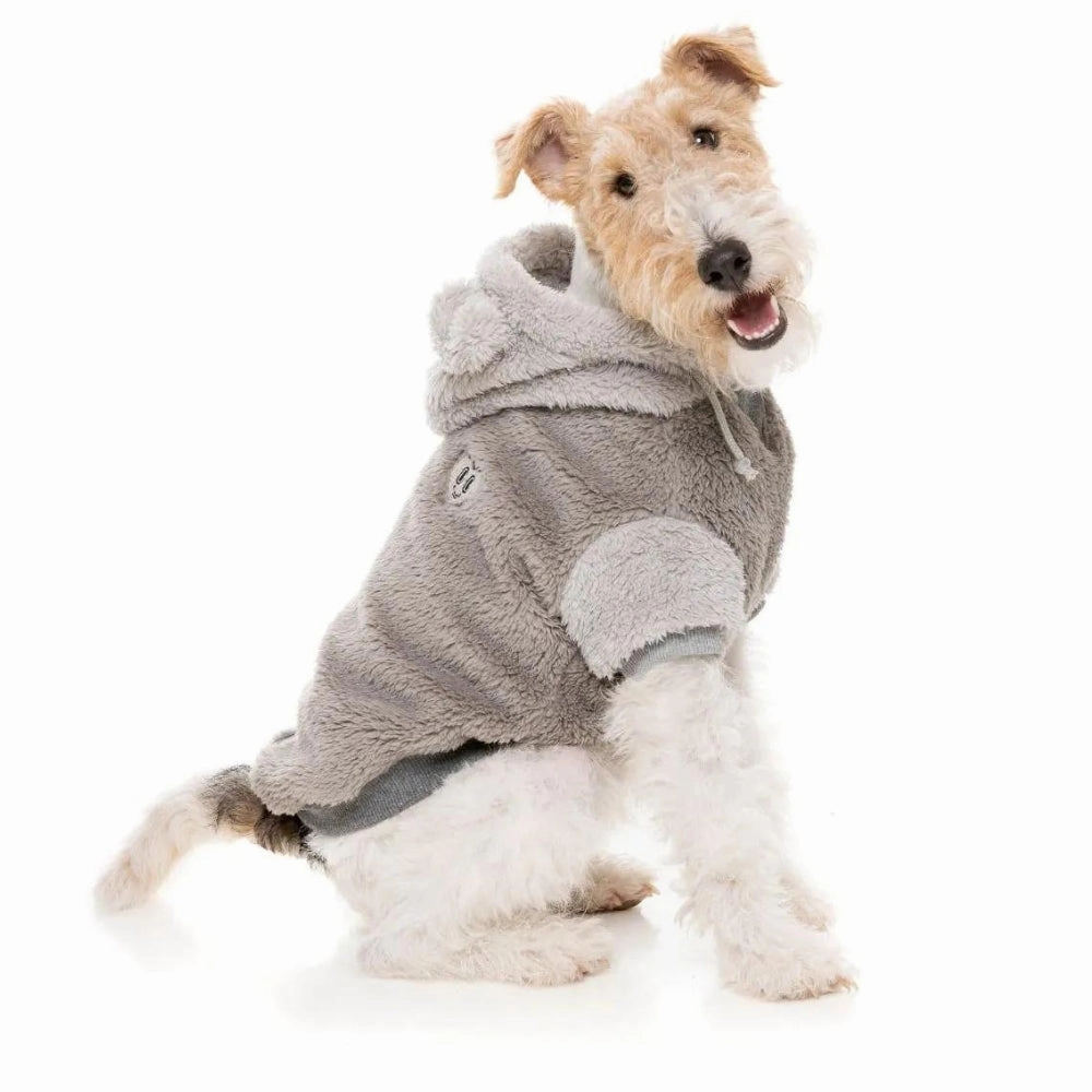 FuzzYard Winnie Dog Hoodie - Grey