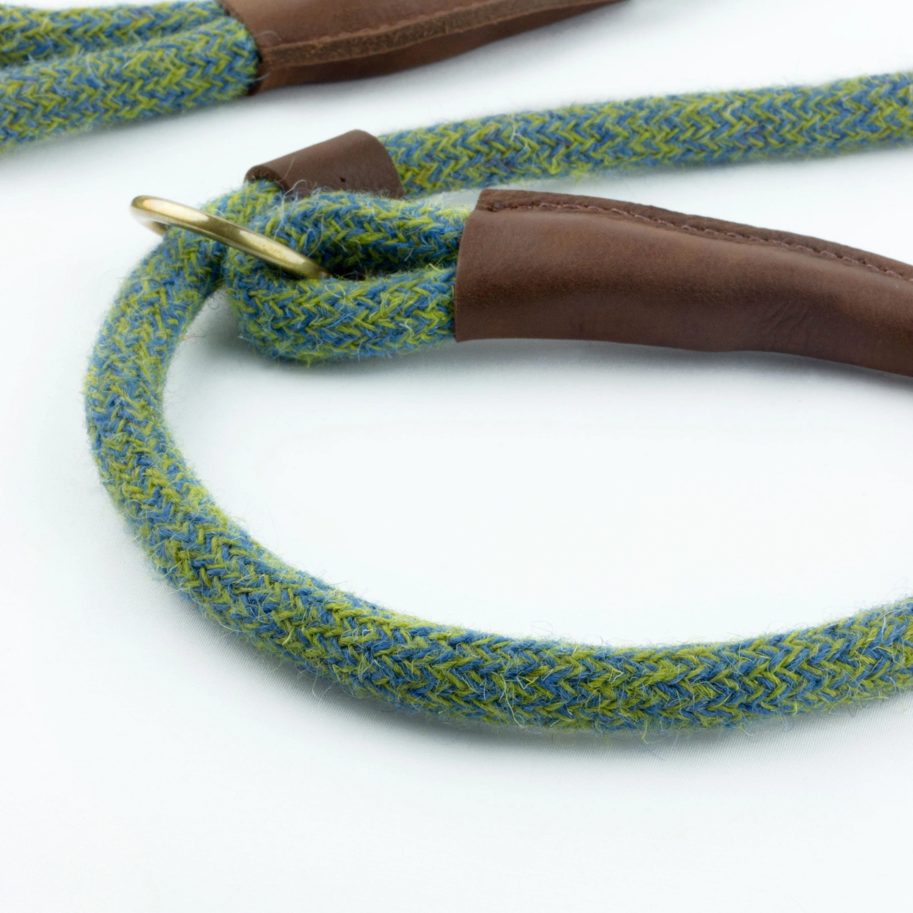 Green Tweed 100% British Wool Dog Collar