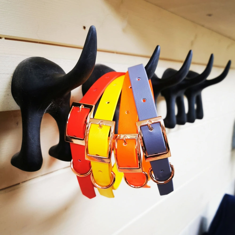 Grey Biothane Vegan Dog Collar