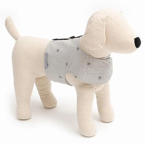 Grey Stars Soft Dog Harness