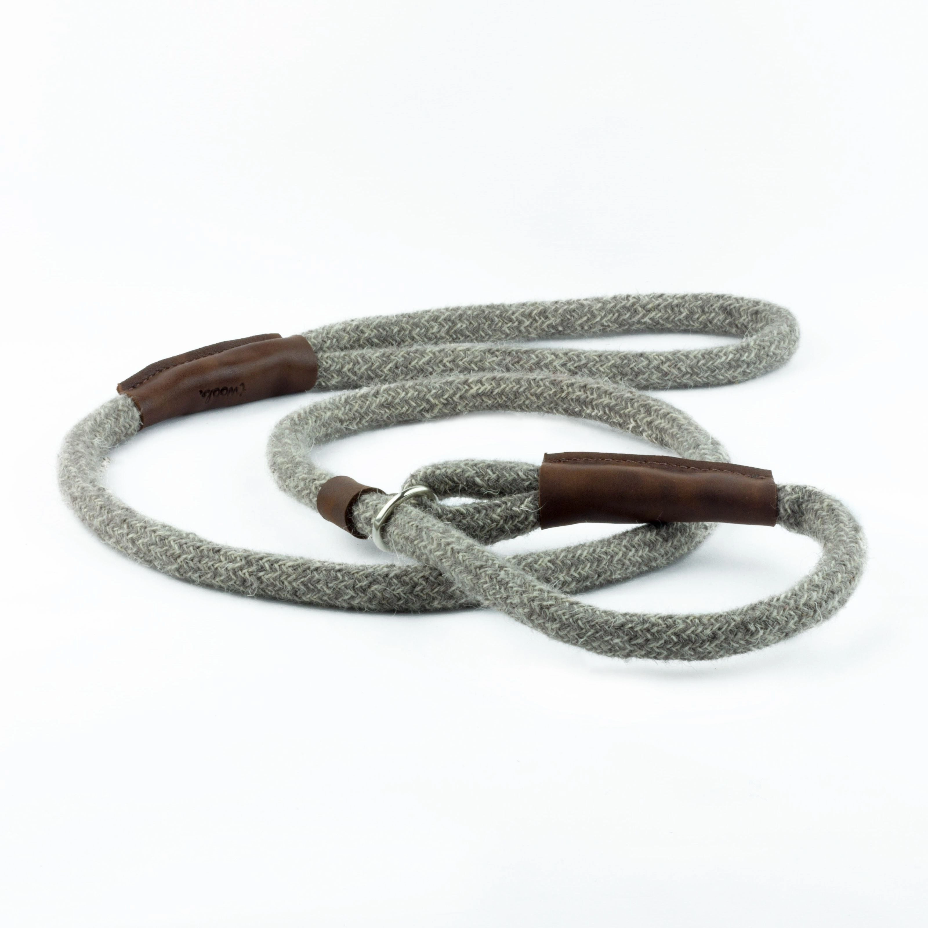Grey Tweed 100% British Wool Dog Collar