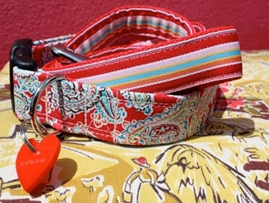 Gypsy Designer Dog Collar and Lead Set