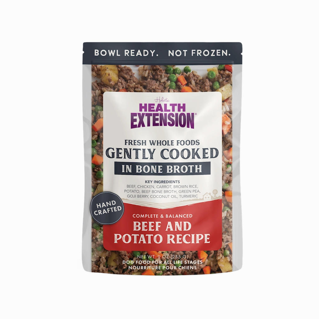Health Extension Gently Cooked Beef & Potato Dog Food 9oz