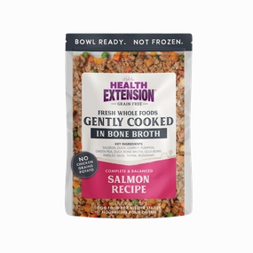 Health Extension Gently Cooked Salmon Dog Food 9oz