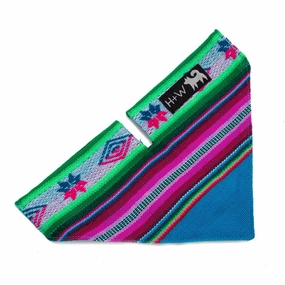 Hiro And Wolf Blue Inca Dog Bandana