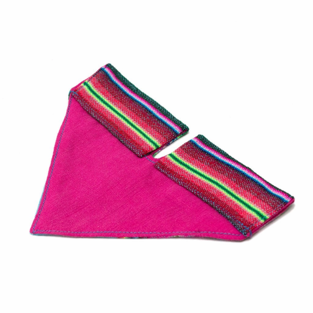 Hiro And Wolf Pink Inca Dog Bandana