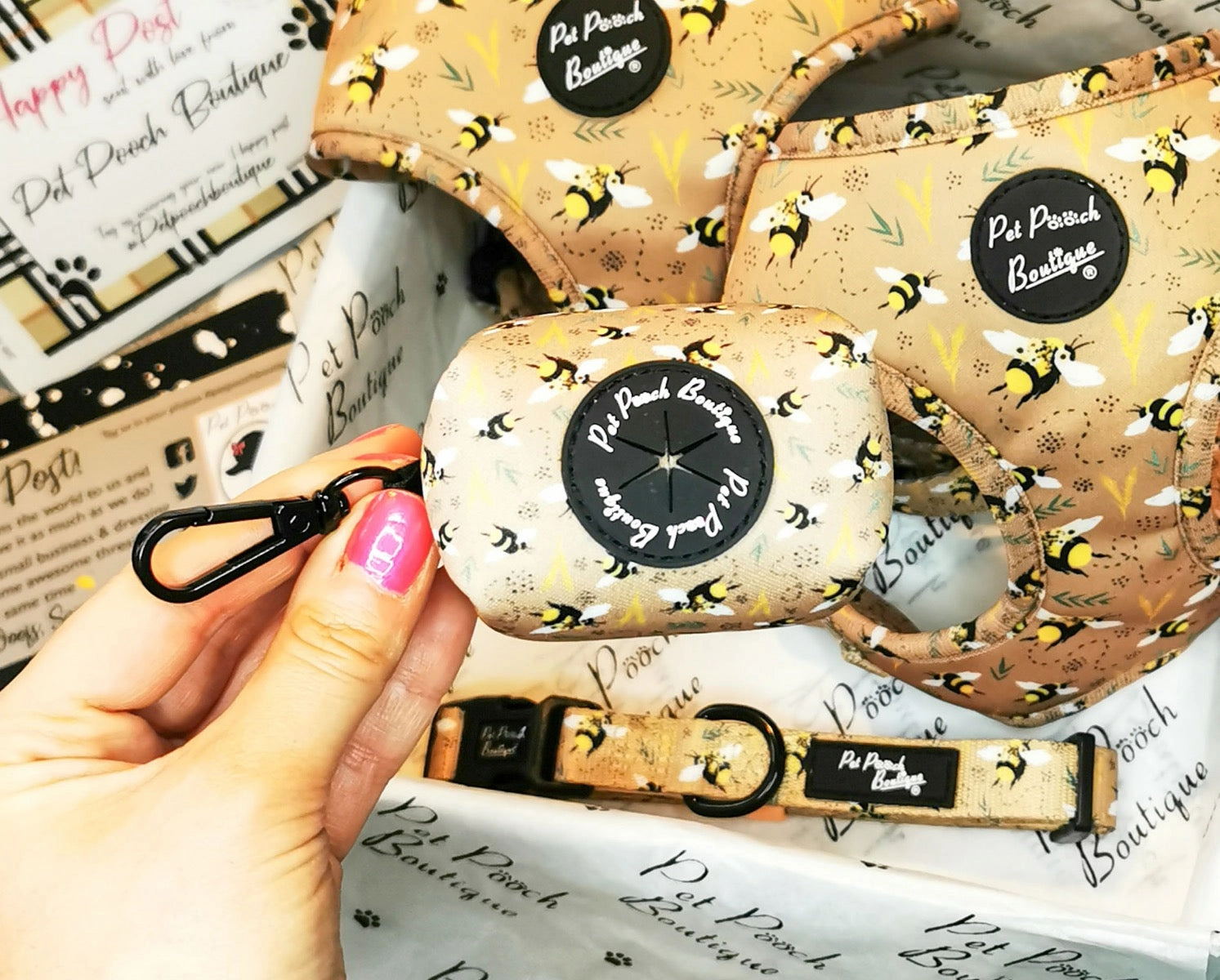 Honey Bumble Bee Dog Harness
